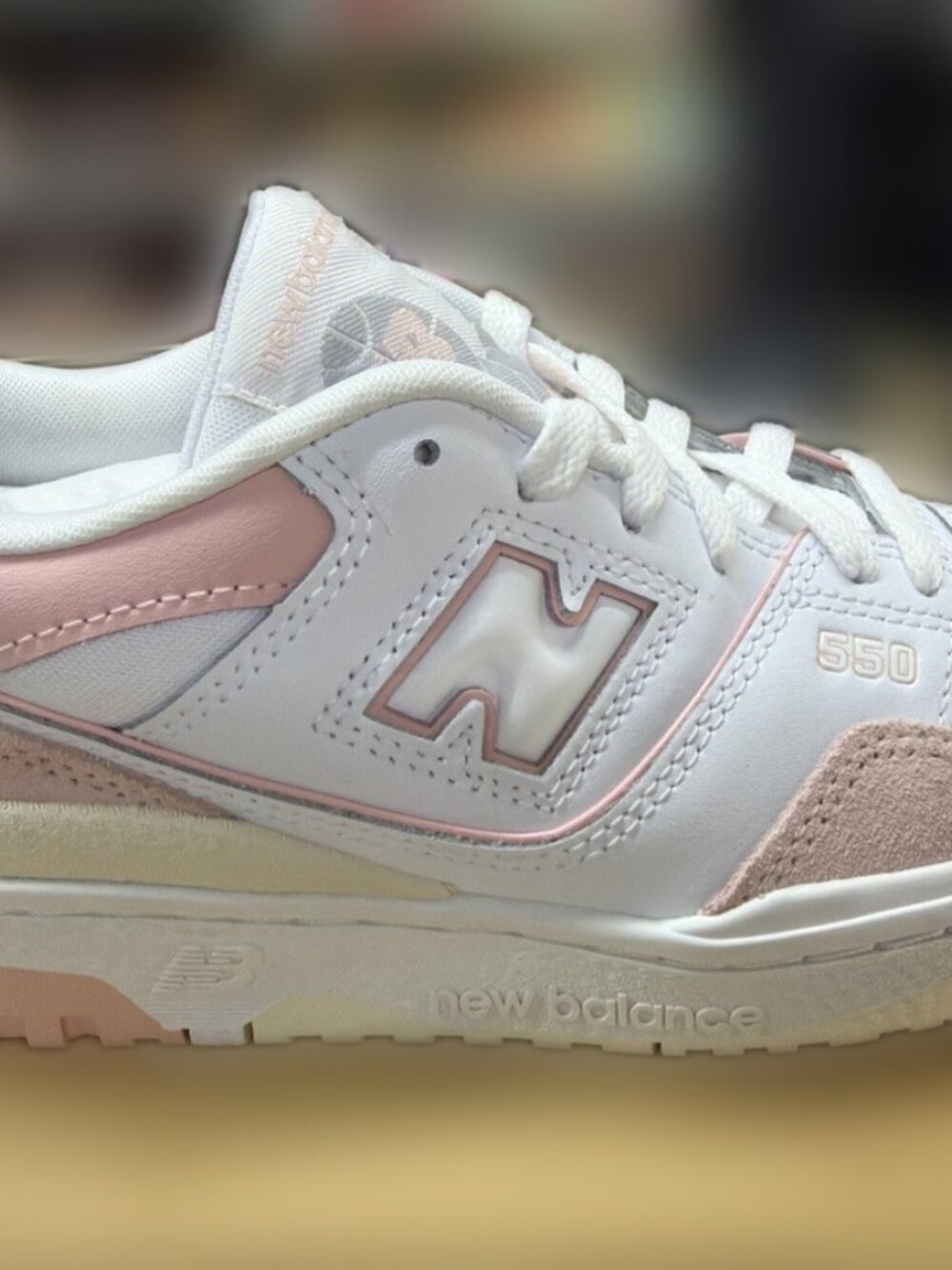 New Balance 550 White Pink BBW550WP Women's 7